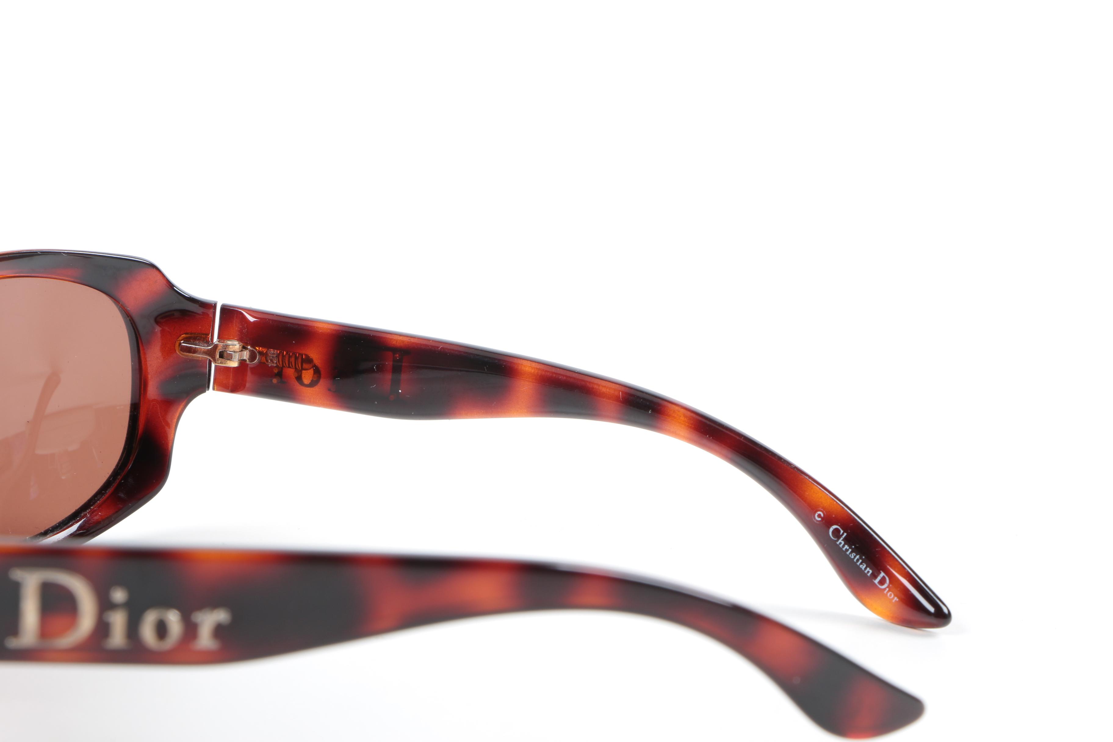 Dior Tortoiseshell Style Sunglasses