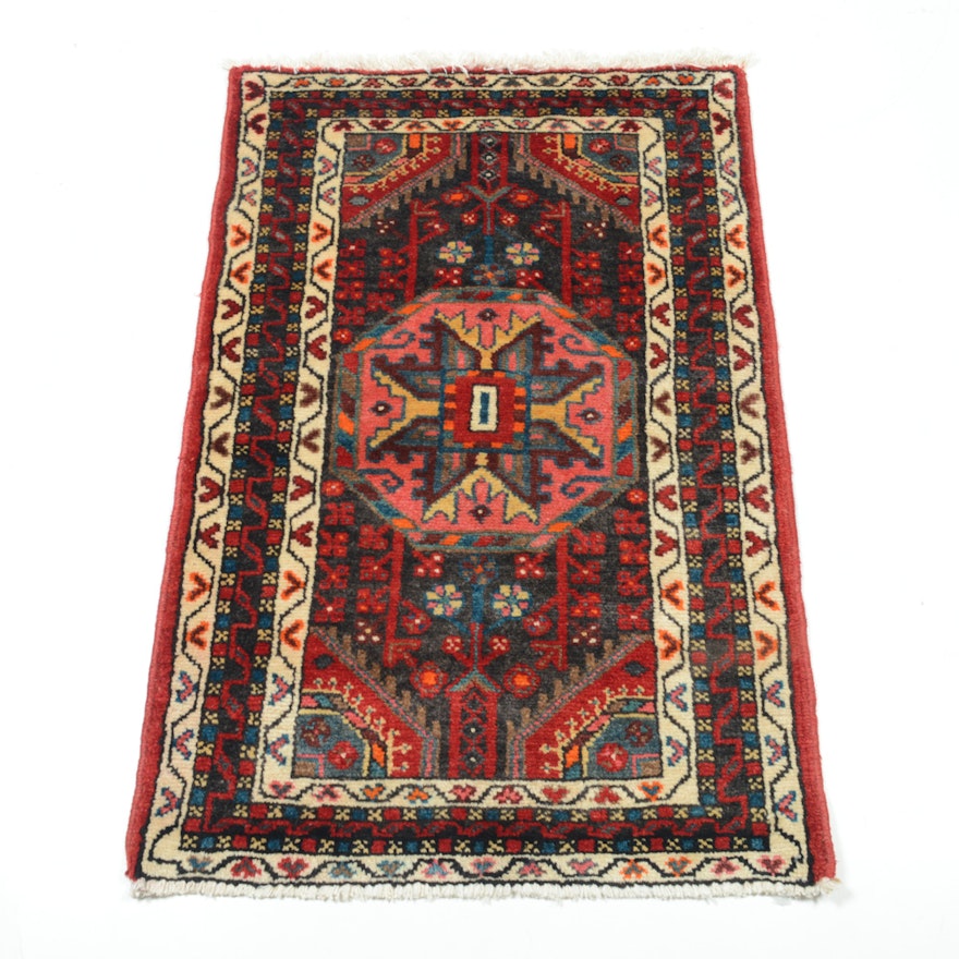 2' x 3' Hand-Knotted Persian Malayer Rug