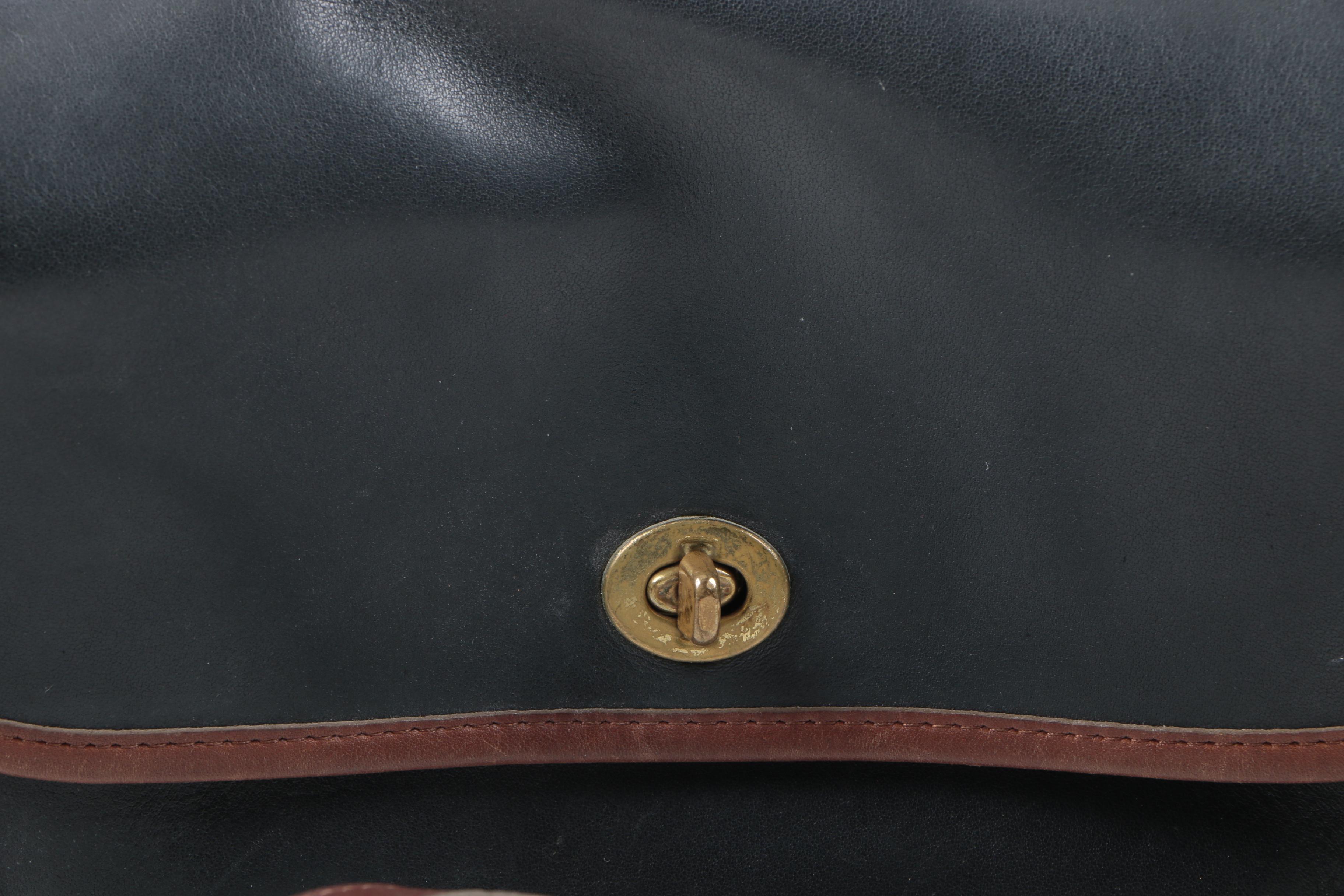 Vintage Coach Leather Crossbody Bag