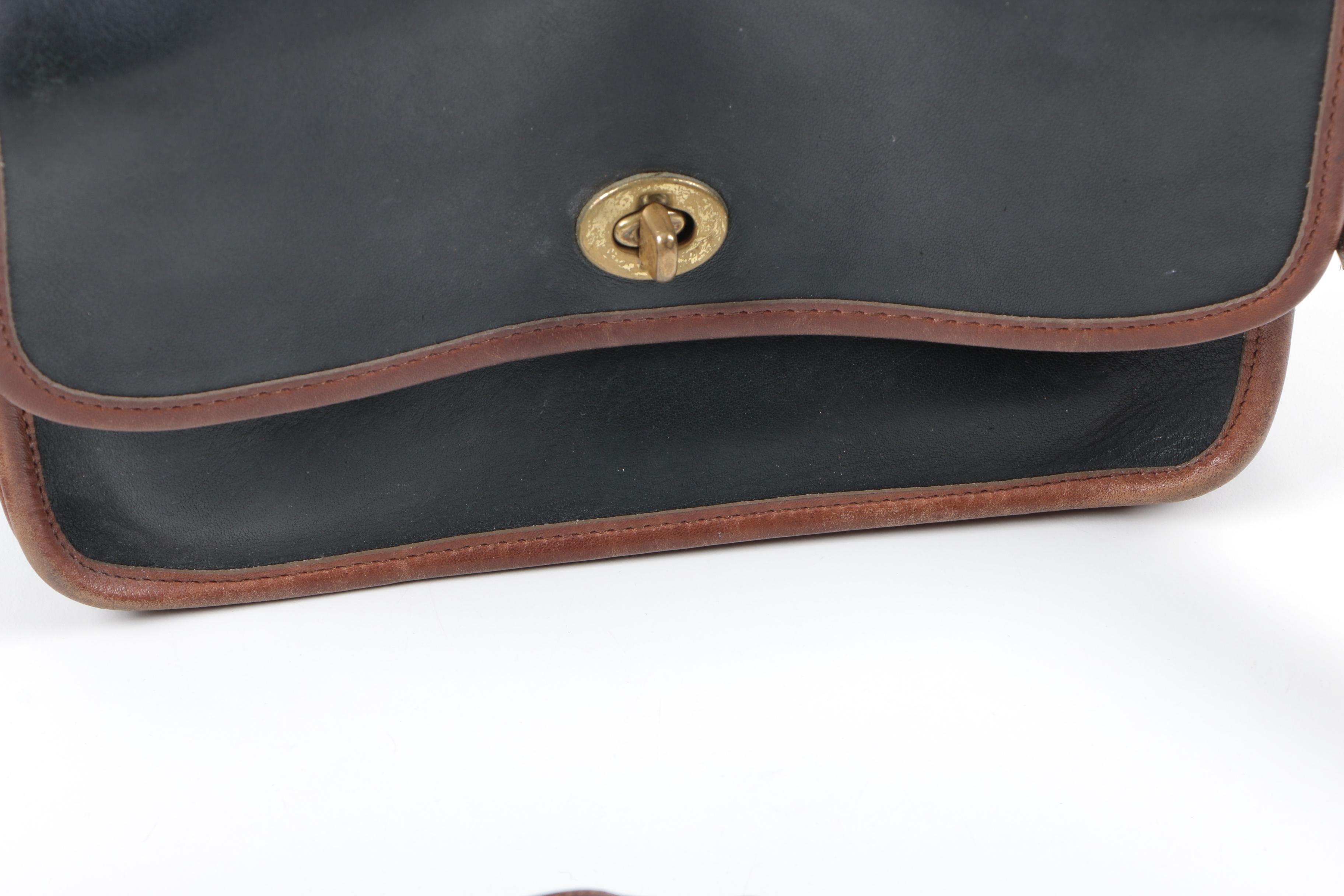 Vintage Coach Leather Crossbody Bag