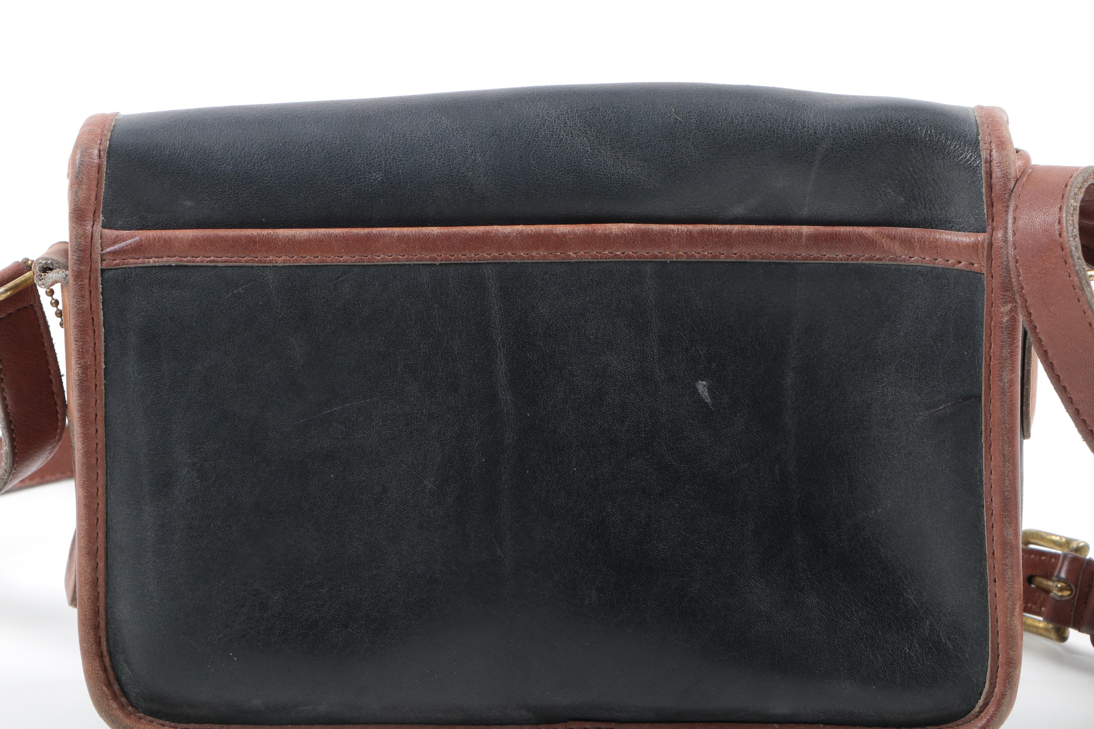 Vintage Coach Leather Crossbody Bag