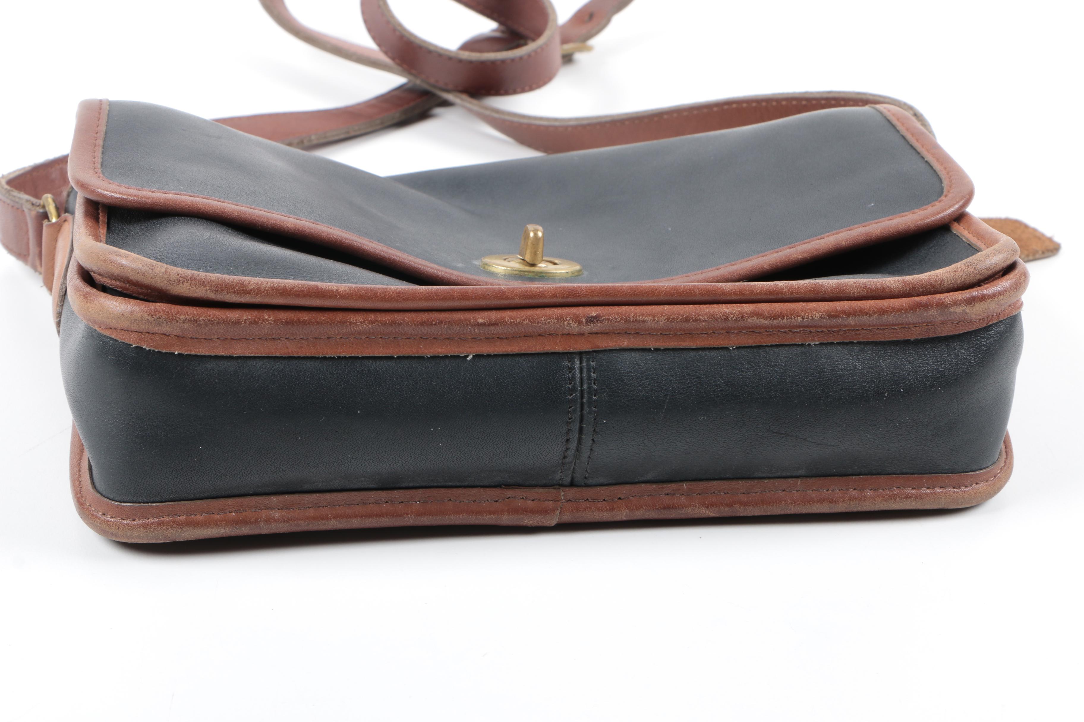 Vintage Coach Leather Crossbody Bag