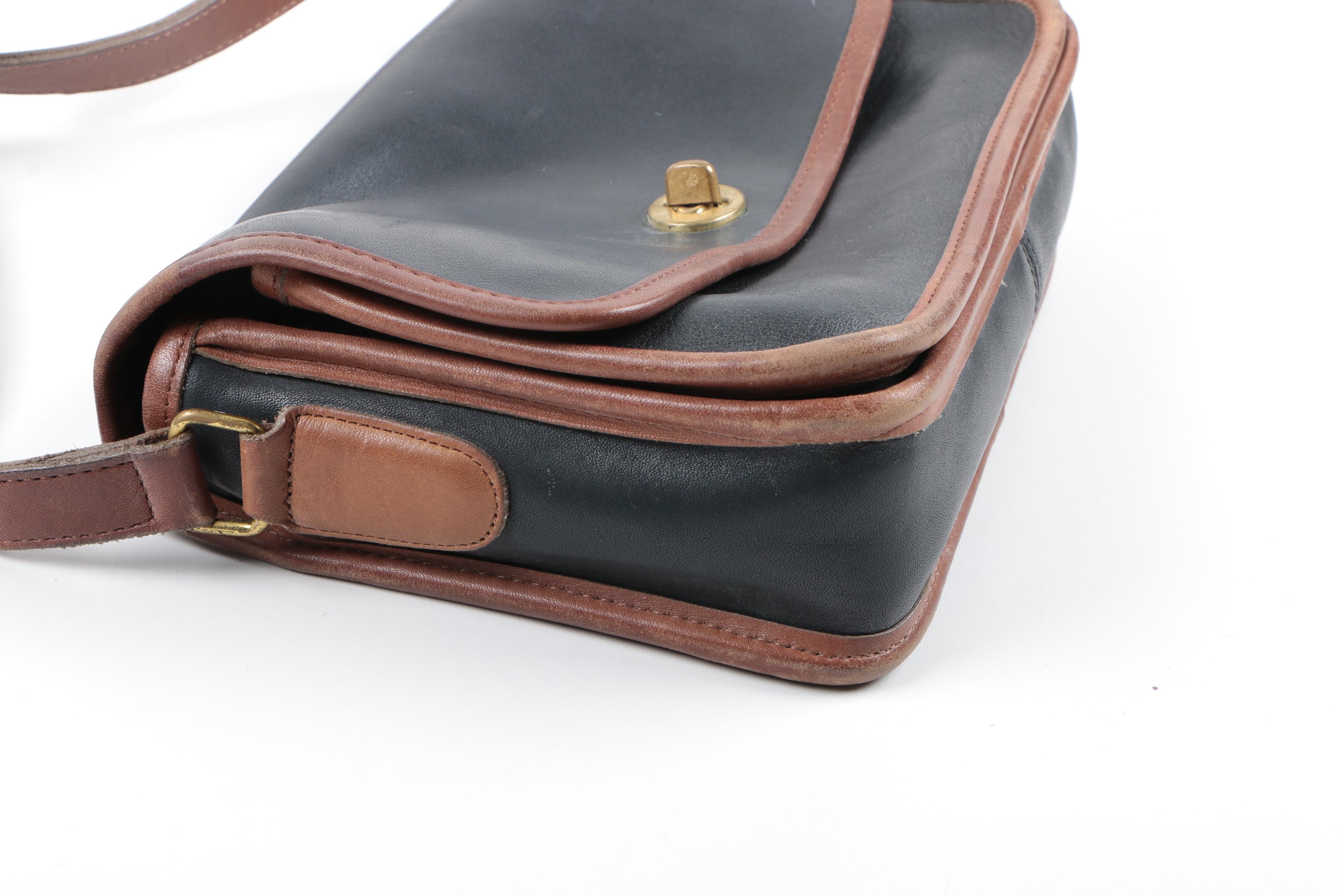 Vintage Coach Leather Crossbody Bag