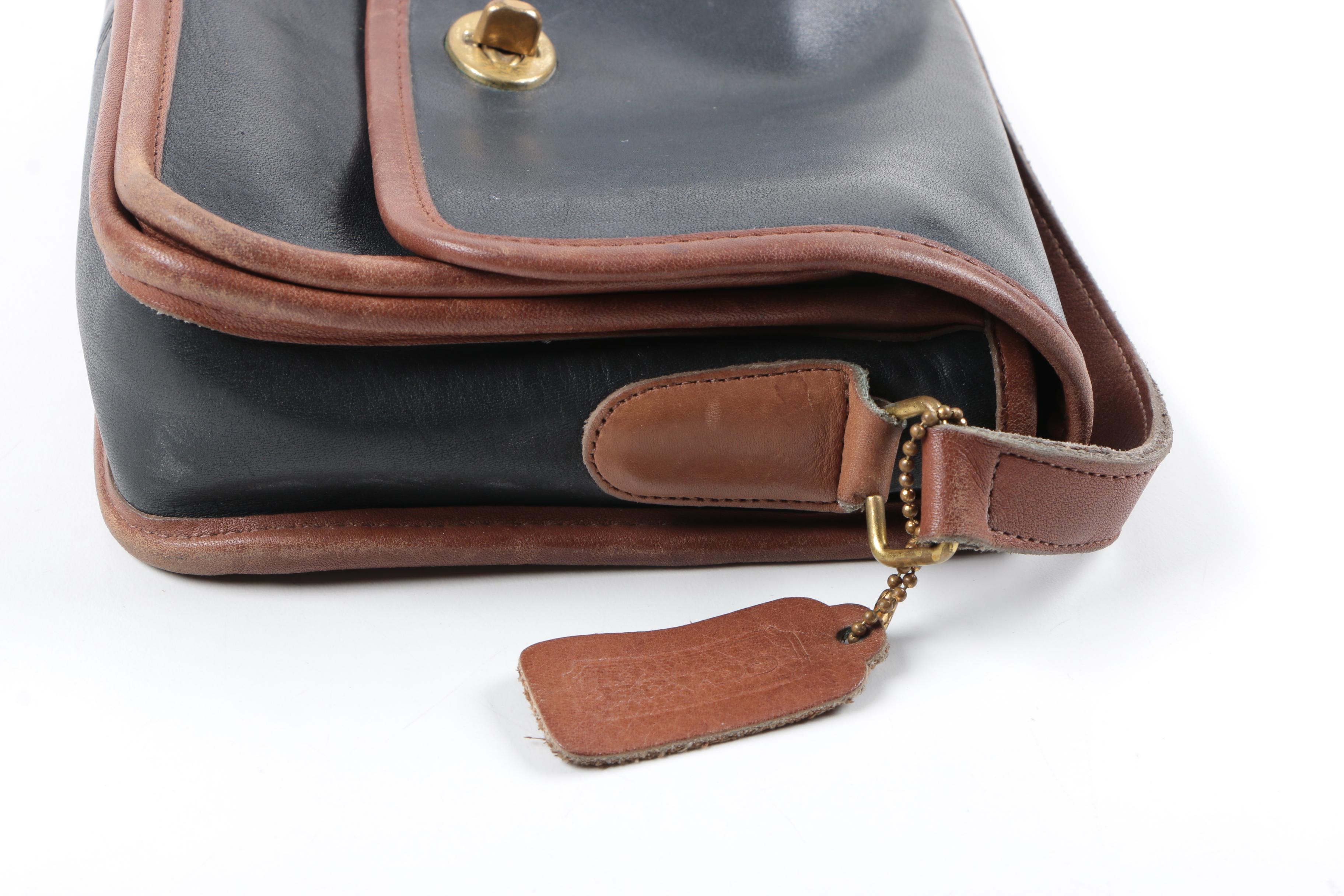 Vintage Coach Leather Crossbody Bag