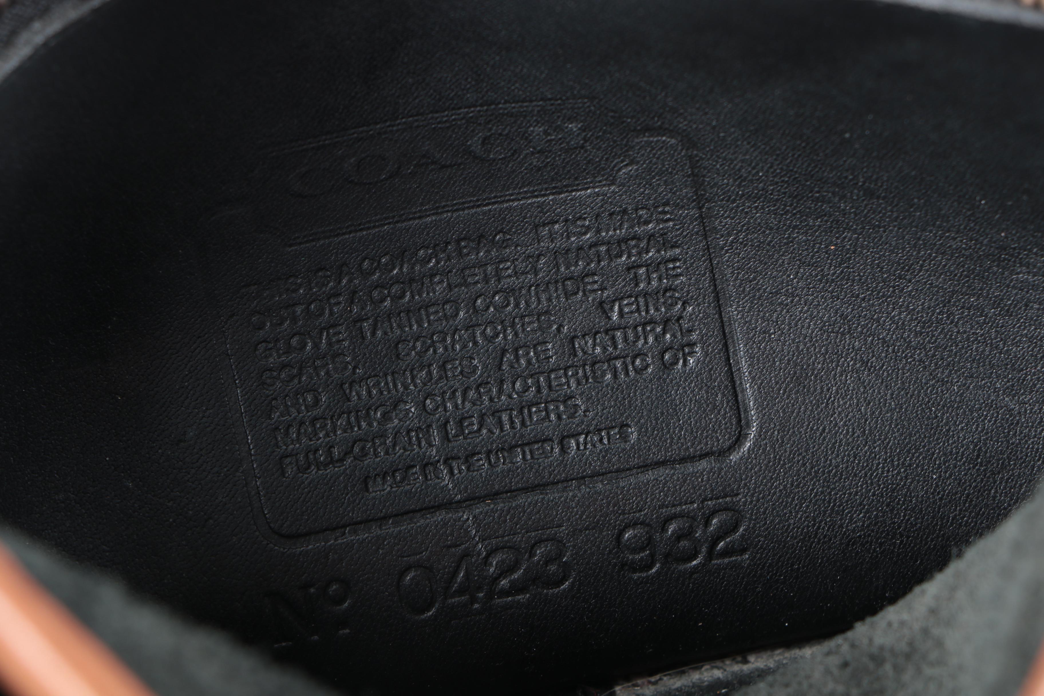 Vintage Coach Leather Crossbody Bag