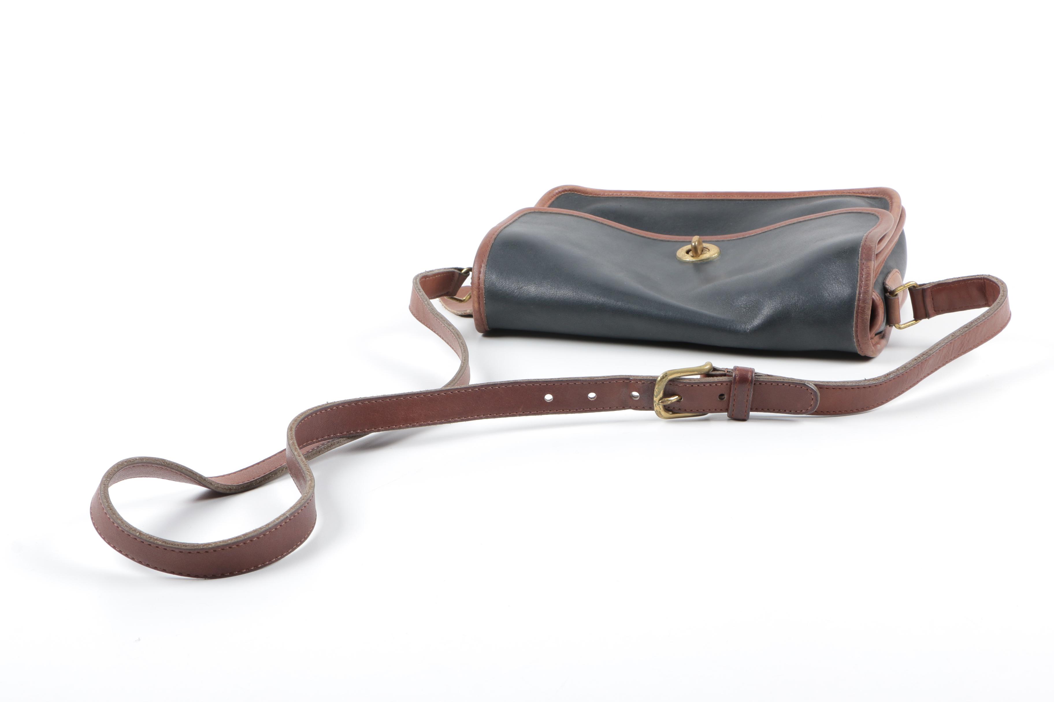 Vintage Coach Leather Crossbody Bag