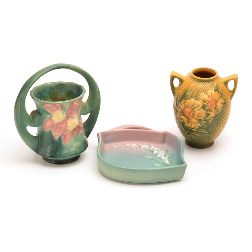 Collection of Roseville Art Pottery