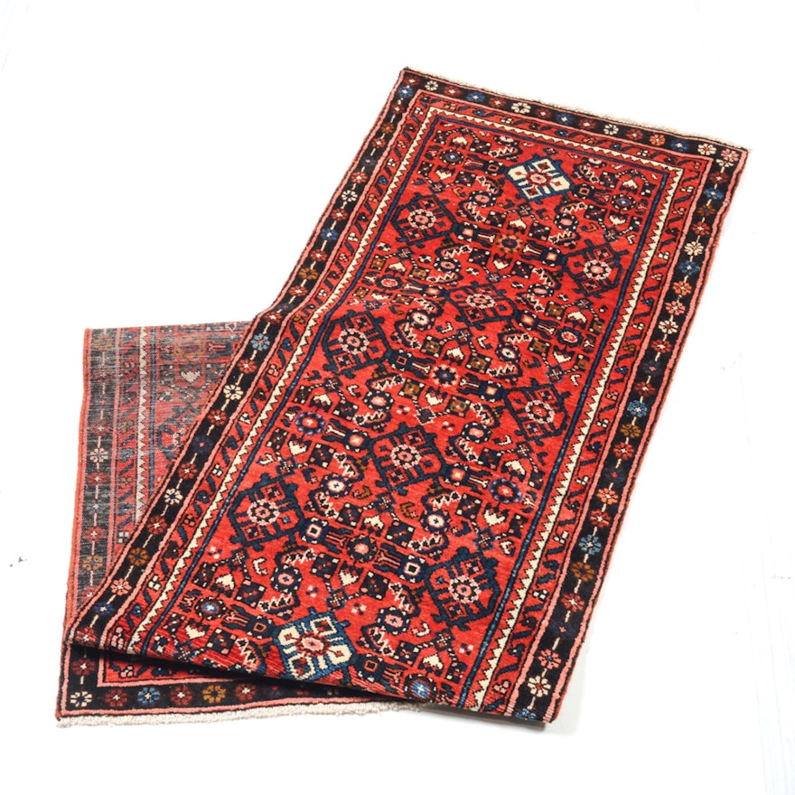 2' x 9' Fine Hand-Knotted Persian Bibikabad Runner