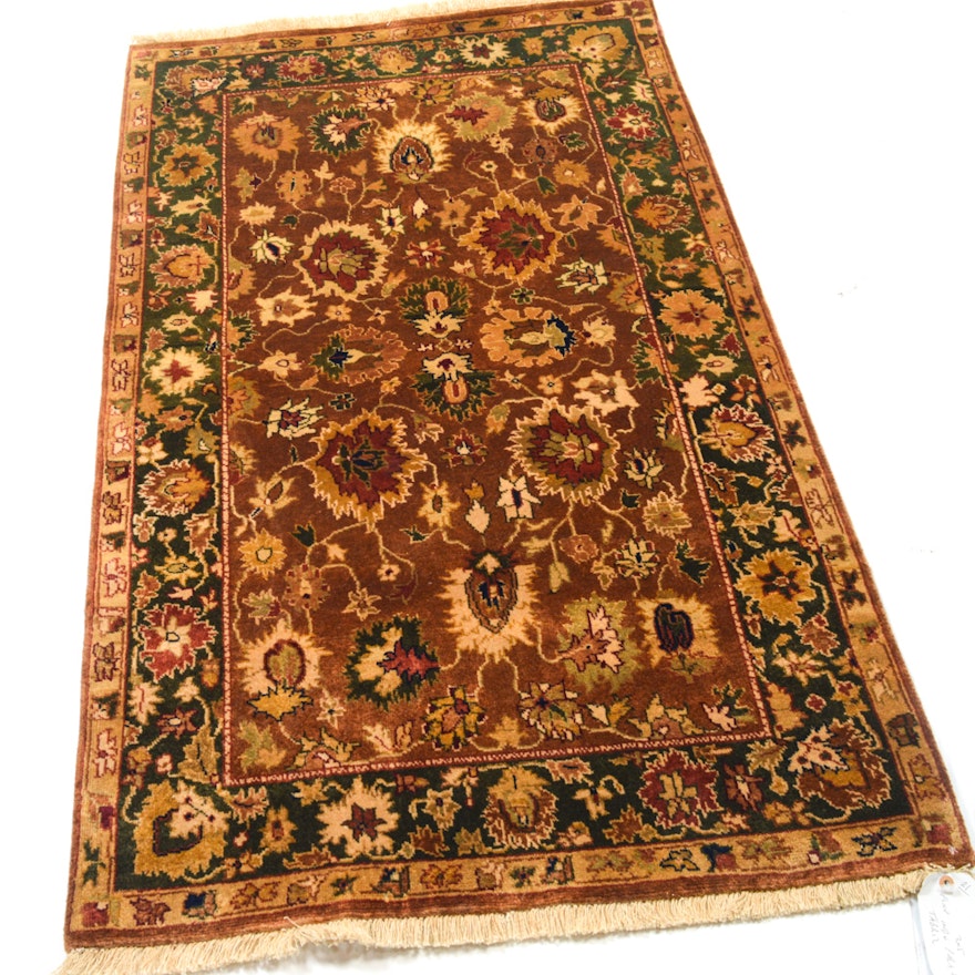 3' x 5' Fine Hand-Knotted Indo-Persian Tabriz Rug