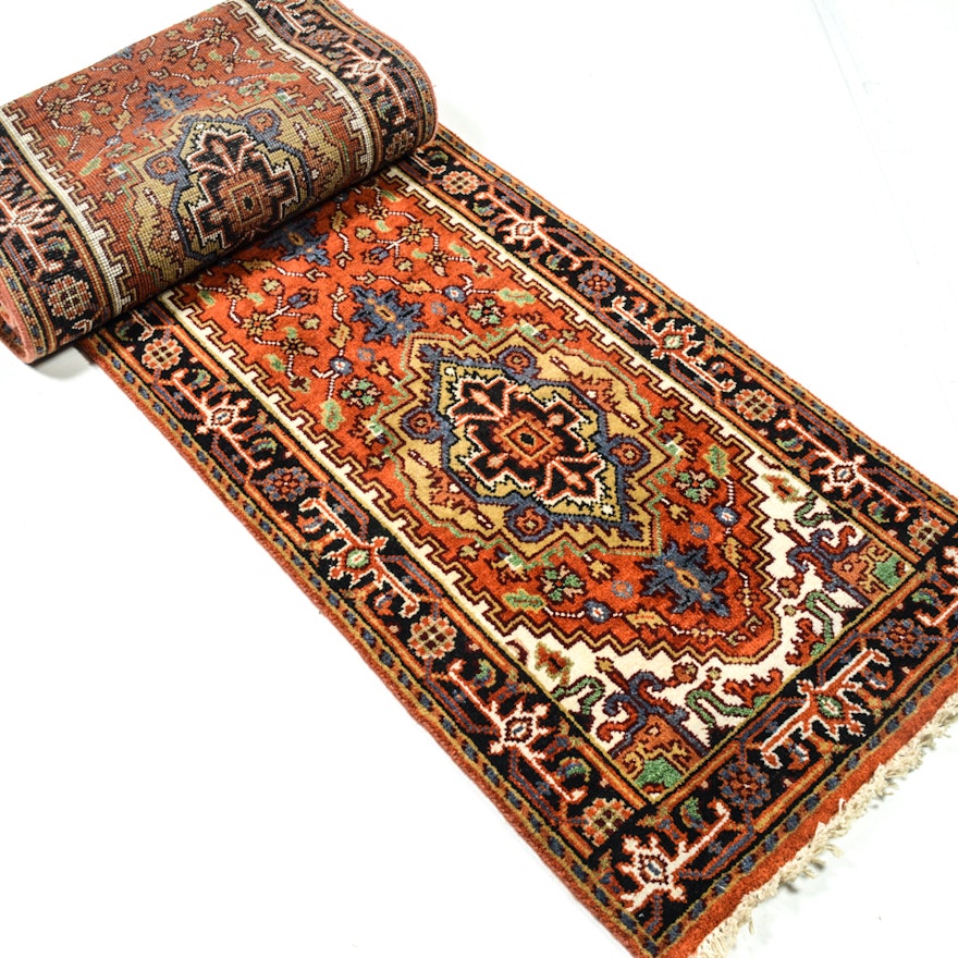 2' x 12' Hand-KNotted Indo-Persian Heriz Serapi Runner