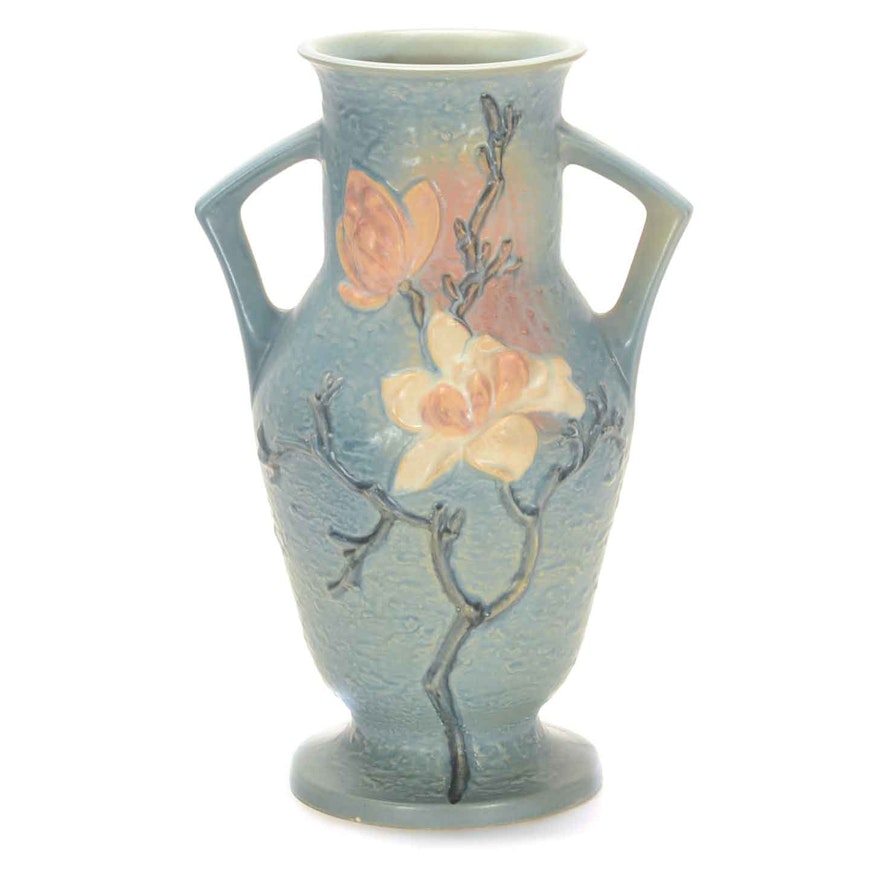 Roseville Magnolia Floor Vase