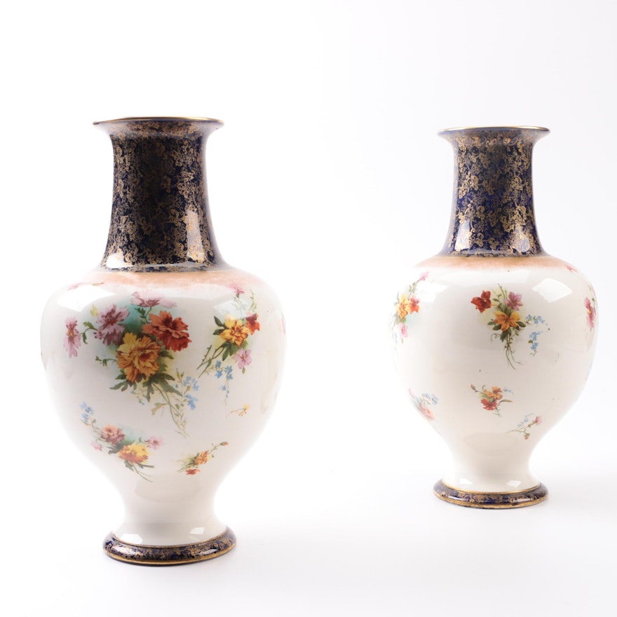 Antique Doulton Burslem Vases