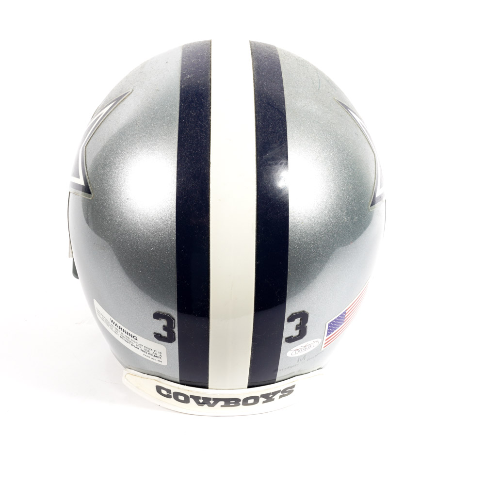 Autographed Dallas Cowboys Replica Football Helmet
