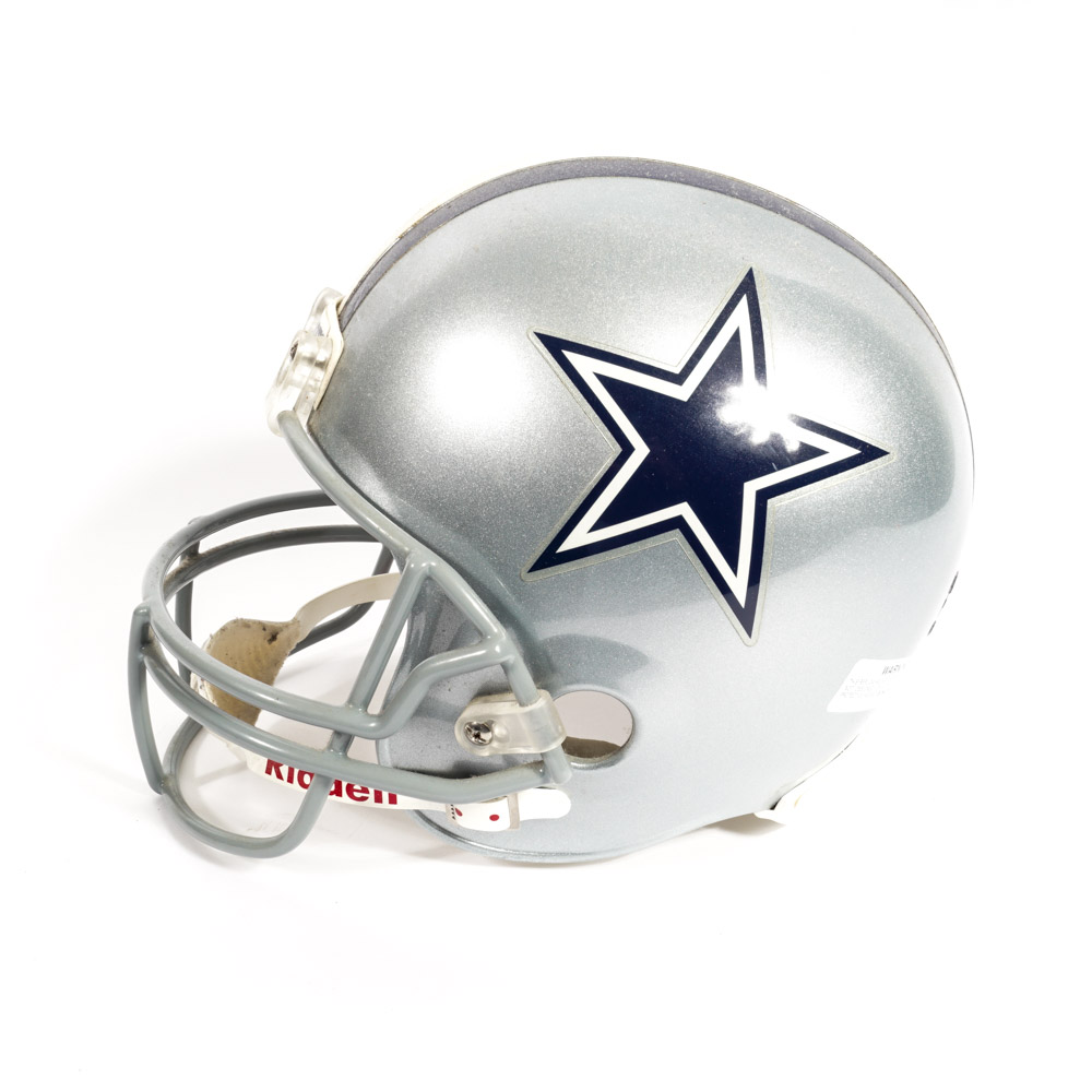 Autographed Dallas Cowboys Replica Football Helmet