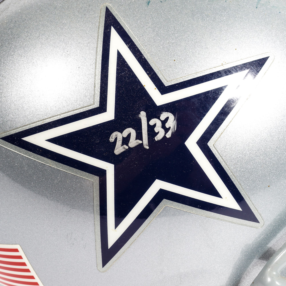 Autographed Dallas Cowboys Replica Football Helmet