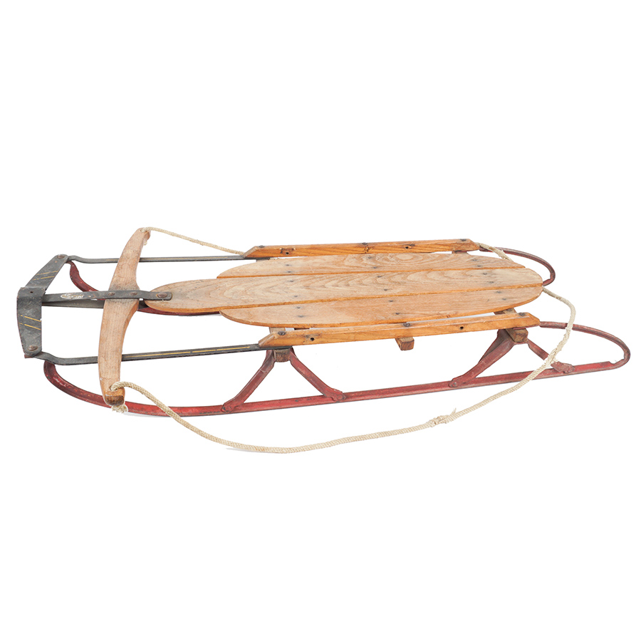 Vintage Wooden Flexible Flyer No. 41 Airline Pilot Sled