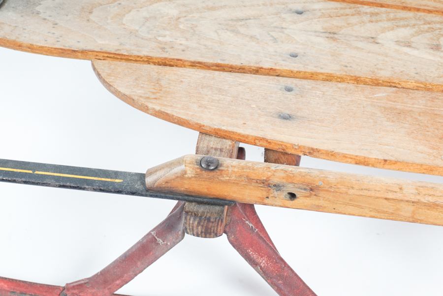 Vintage Wooden Flexible Flyer No. 41 Airline Pilot Sled