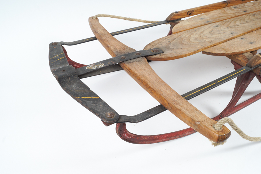 Vintage Wooden Flexible Flyer No. 41 Airline Pilot Sled