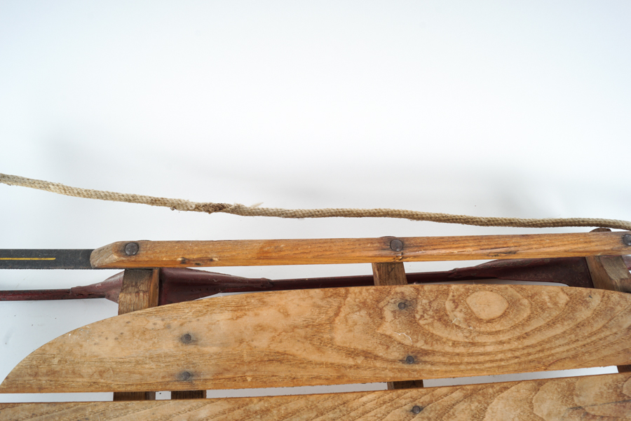 Vintage Wooden Flexible Flyer No. 41 Airline Pilot Sled