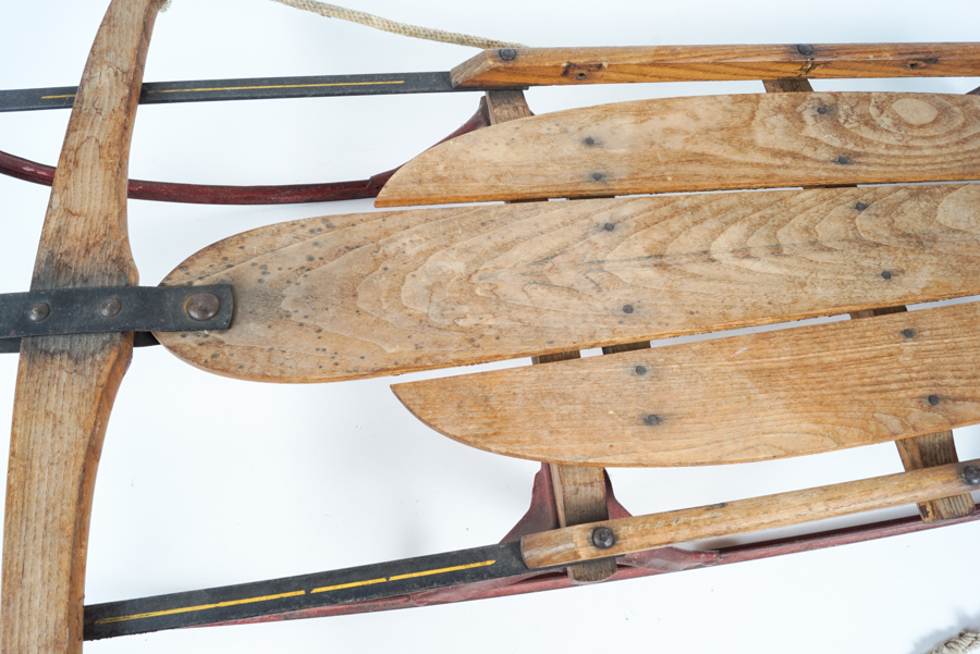 Vintage Wooden Flexible Flyer No. 41 Airline Pilot Sled