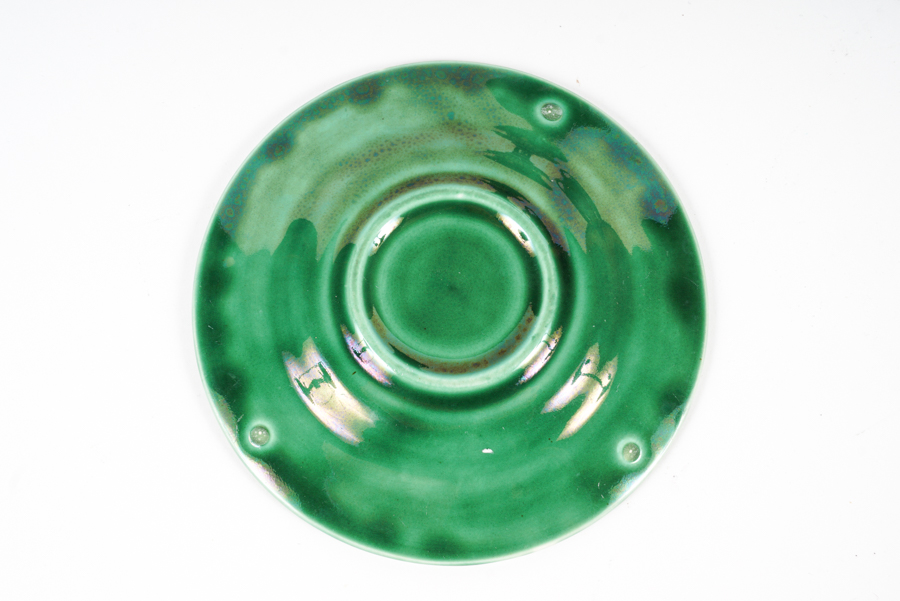 Green Ceramic Serving Ware and Decor Including Dartmouth