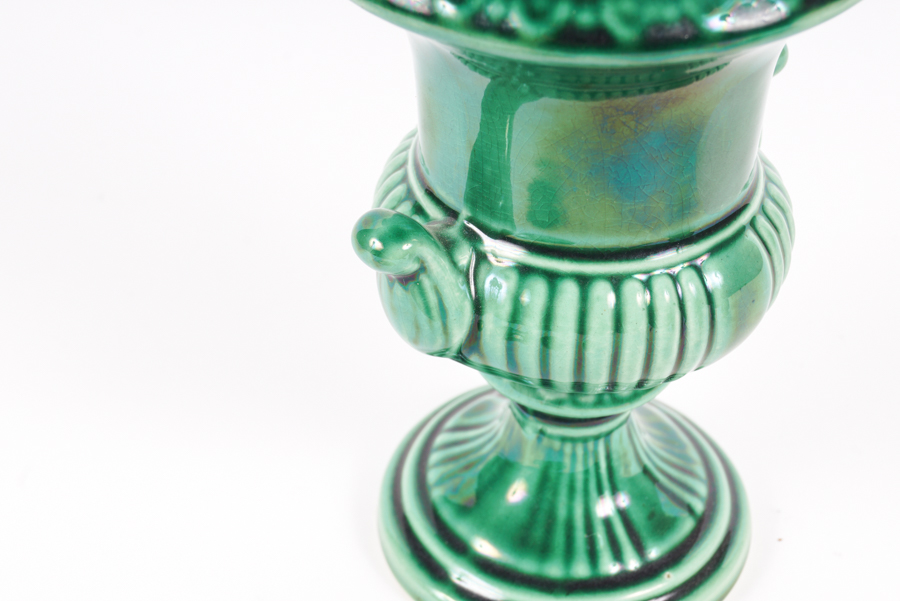 Green Ceramic Serving Ware and Decor Including Dartmouth