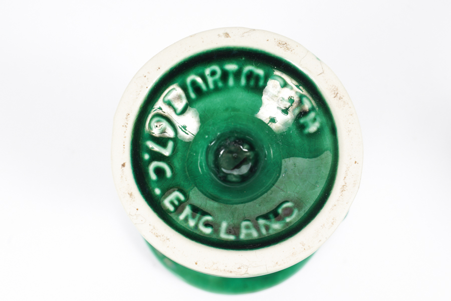 Green Ceramic Serving Ware and Decor Including Dartmouth