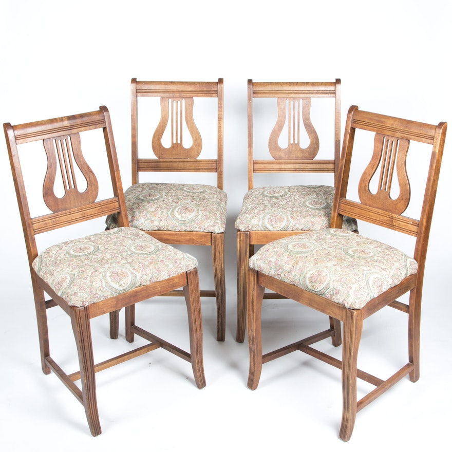 Lyre Back Side Chairs