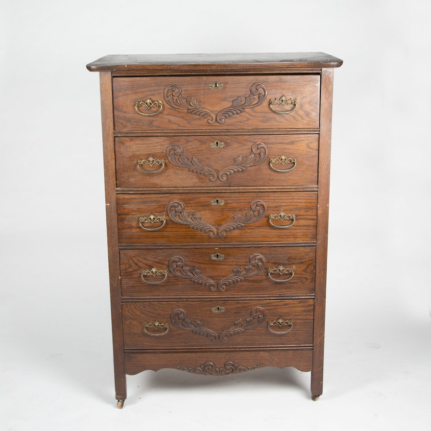 Antique Chest of Drawers by Asa Van-Kleeck