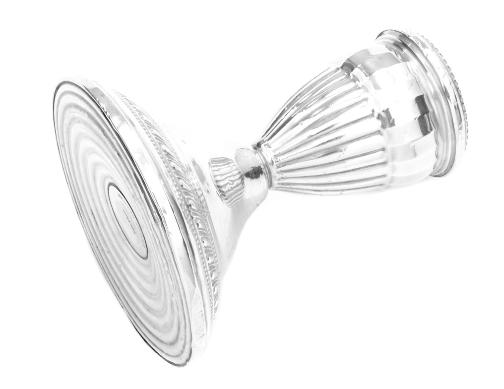 Pair of Weighted Sterling Candleholders