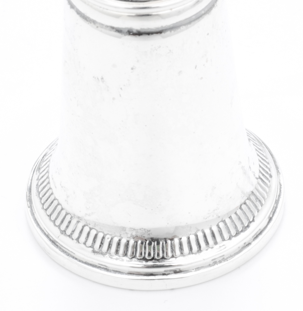 Vintage Crown Weighted Sterling Condiment Shakers