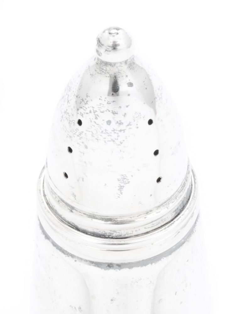 Vintage Crown Weighted Sterling Condiment Shakers