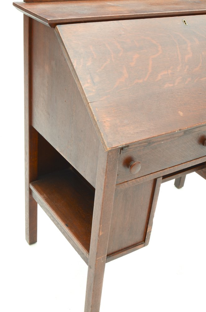 Antique L. & J.G. Stickley Drop Front Desk
