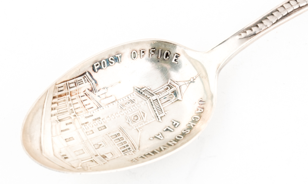 Collection of Commemorative Sterling Silver Spoons