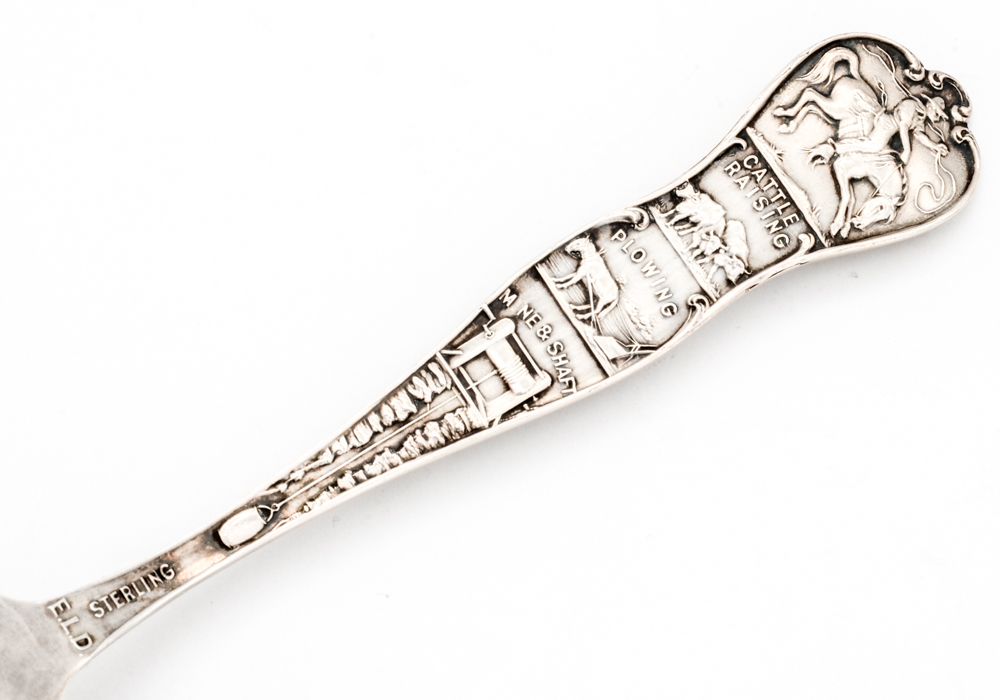 Collection of Commemorative Sterling Silver Spoons