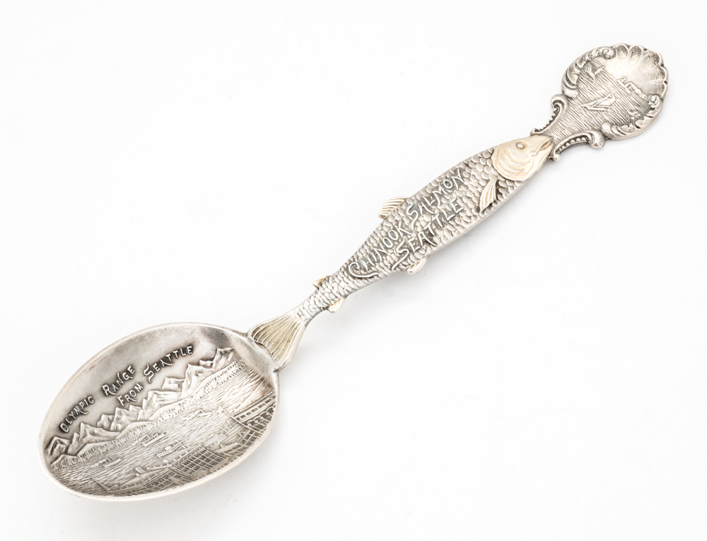 Collection of Commemorative Sterling Silver Spoons