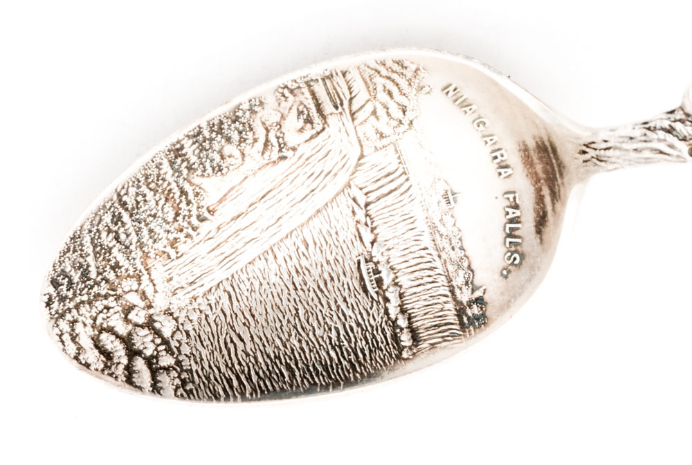 Collection of Commemorative Sterling Silver Spoons