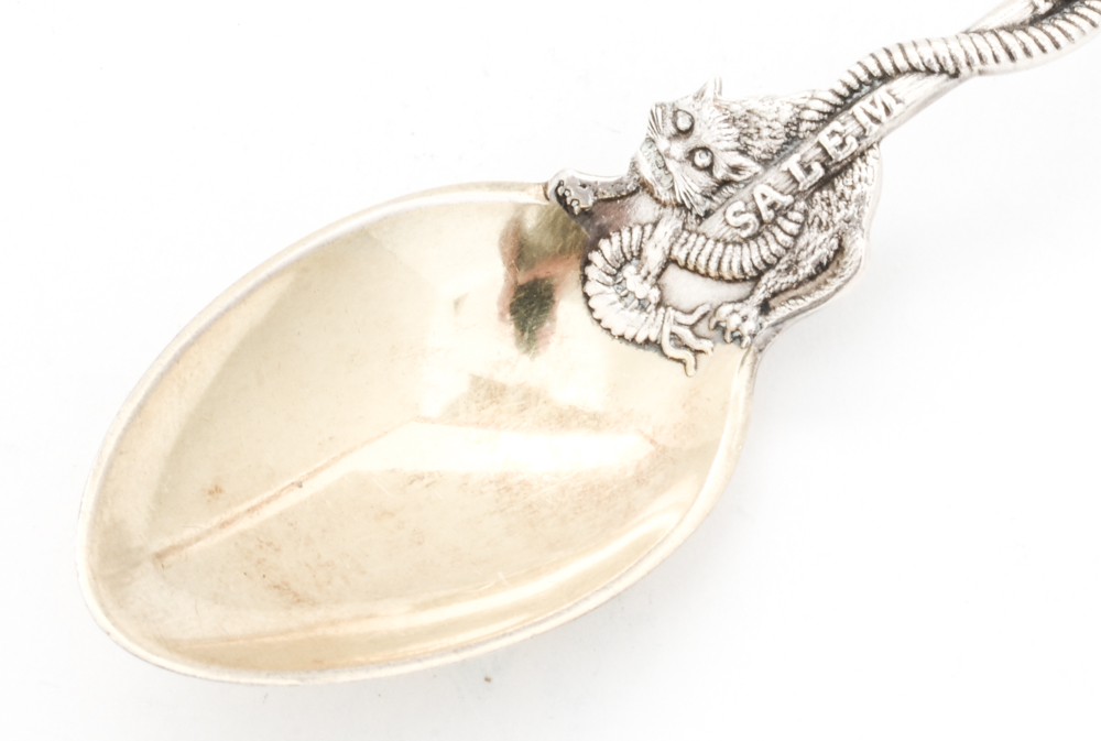 Collection of Commemorative Sterling Silver Spoons