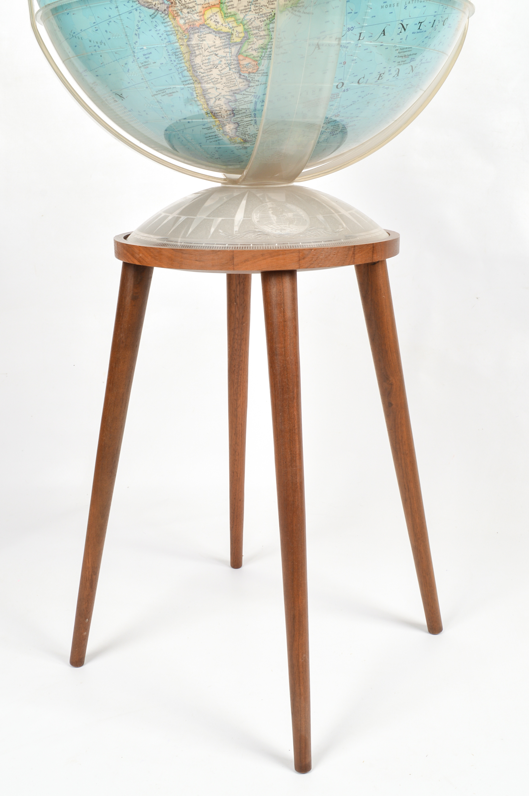 1974 National Geographic Society World Globe