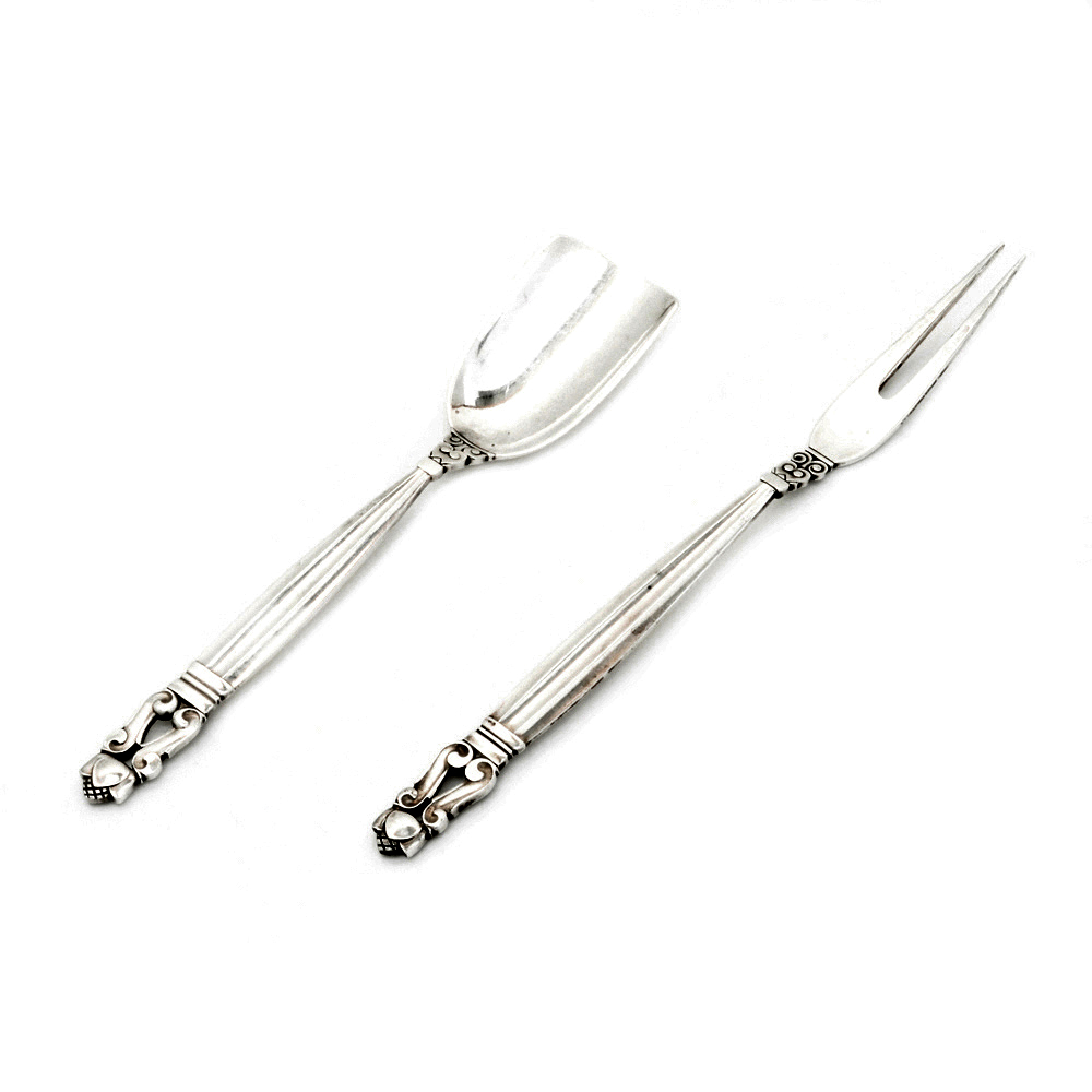 Georg Jensen "Acorn" Sterling Silver Flatware