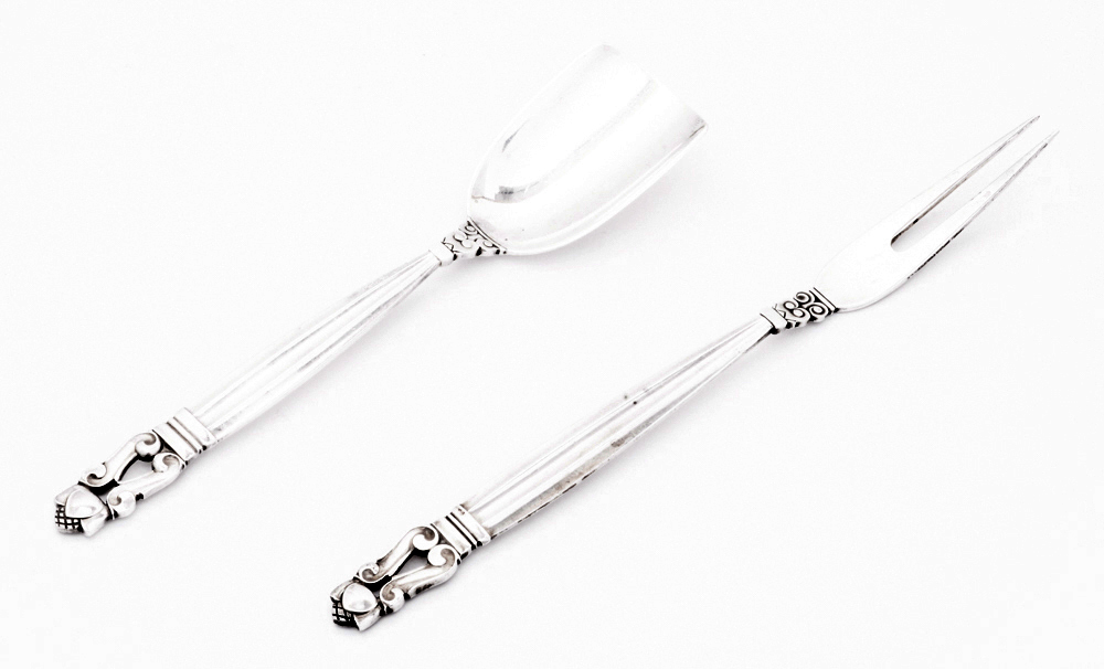 Georg Jensen "Acorn" Sterling Silver Flatware