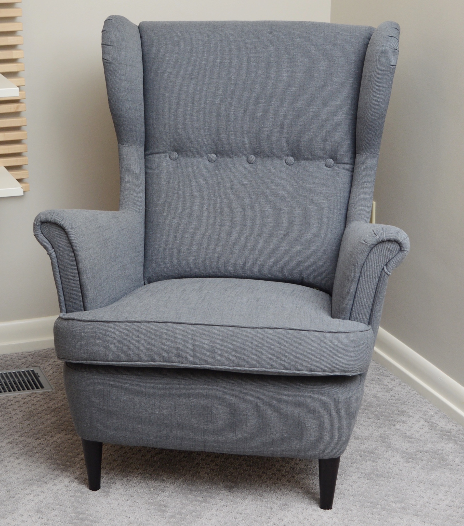 Danish Modern Style Wing Back Chair