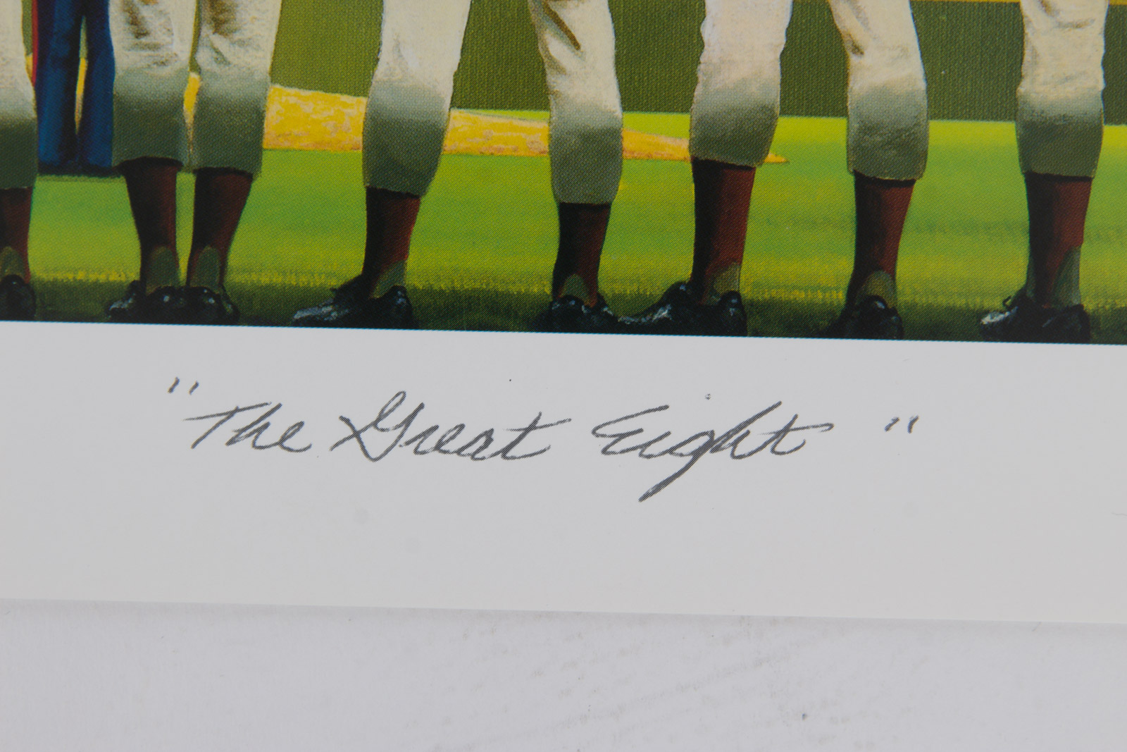 Cincinnati Reds 'Great Eight' Offset Lithograph and Hall of Fame Memorabilia