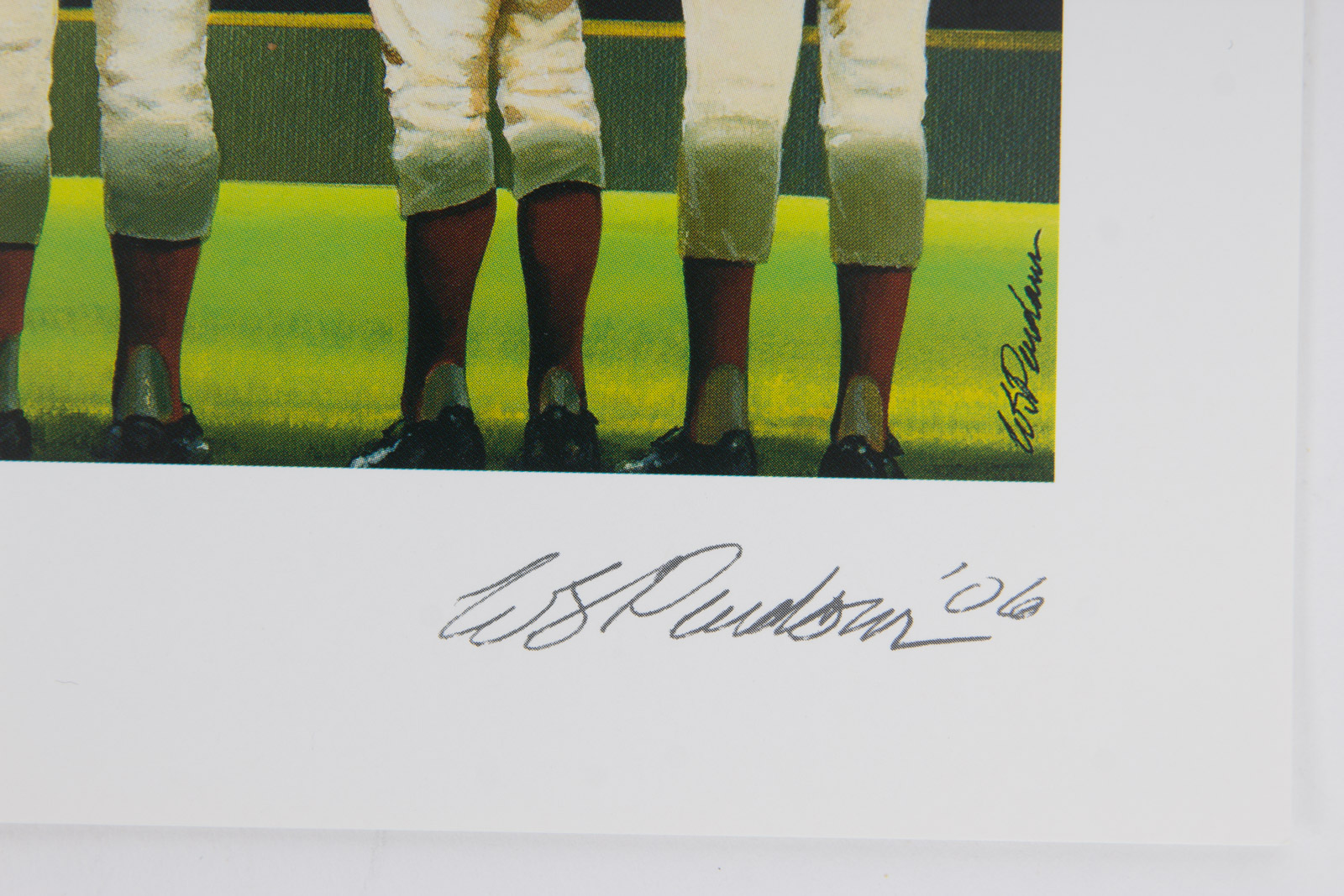 Cincinnati Reds 'Great Eight' Offset Lithograph and Hall of Fame Memorabilia