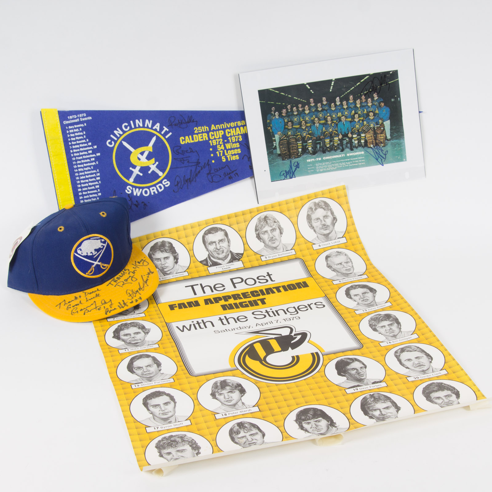 Cincinnati Swords and Stingers Hockey Memorabilia
