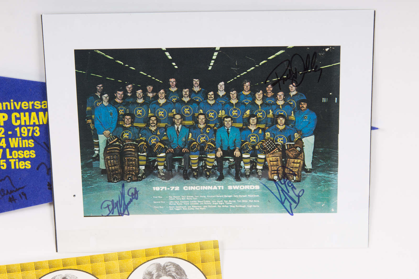 Cincinnati Swords and Stingers Hockey Memorabilia