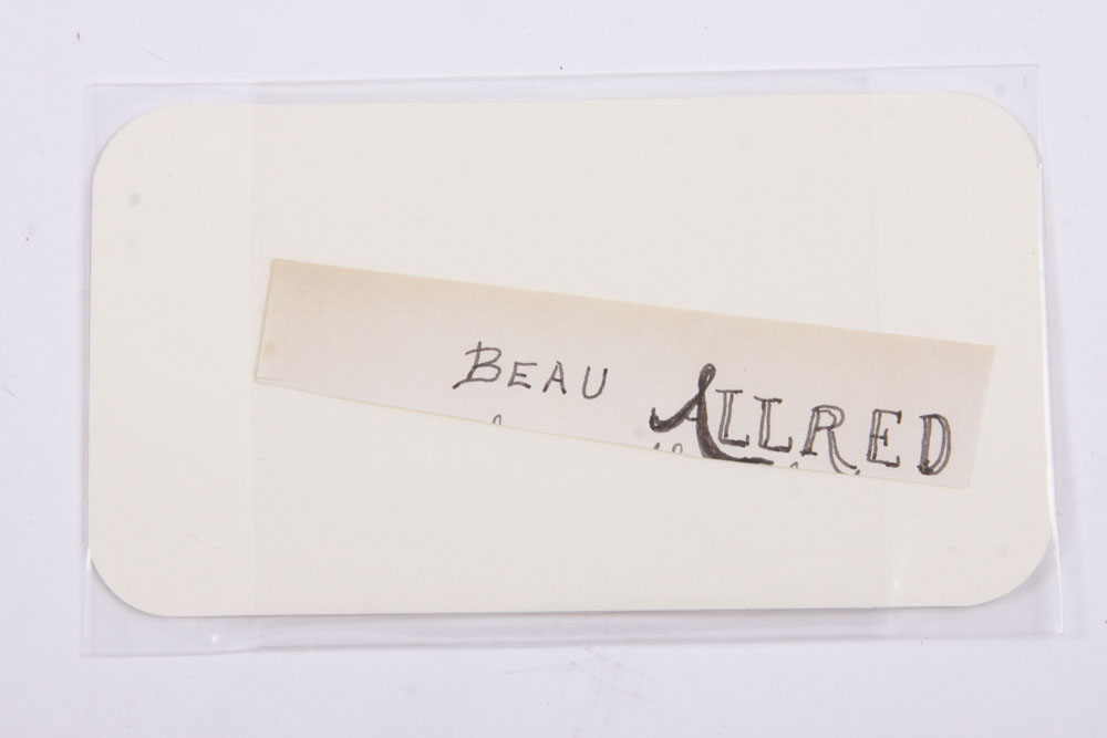 Autographed Baseball Cards