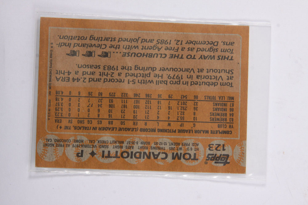 Autographed Baseball Cards