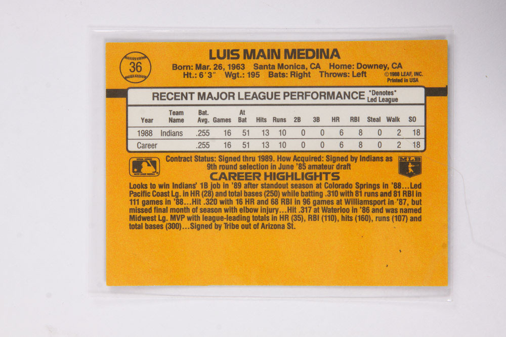 Autographed Baseball Cards