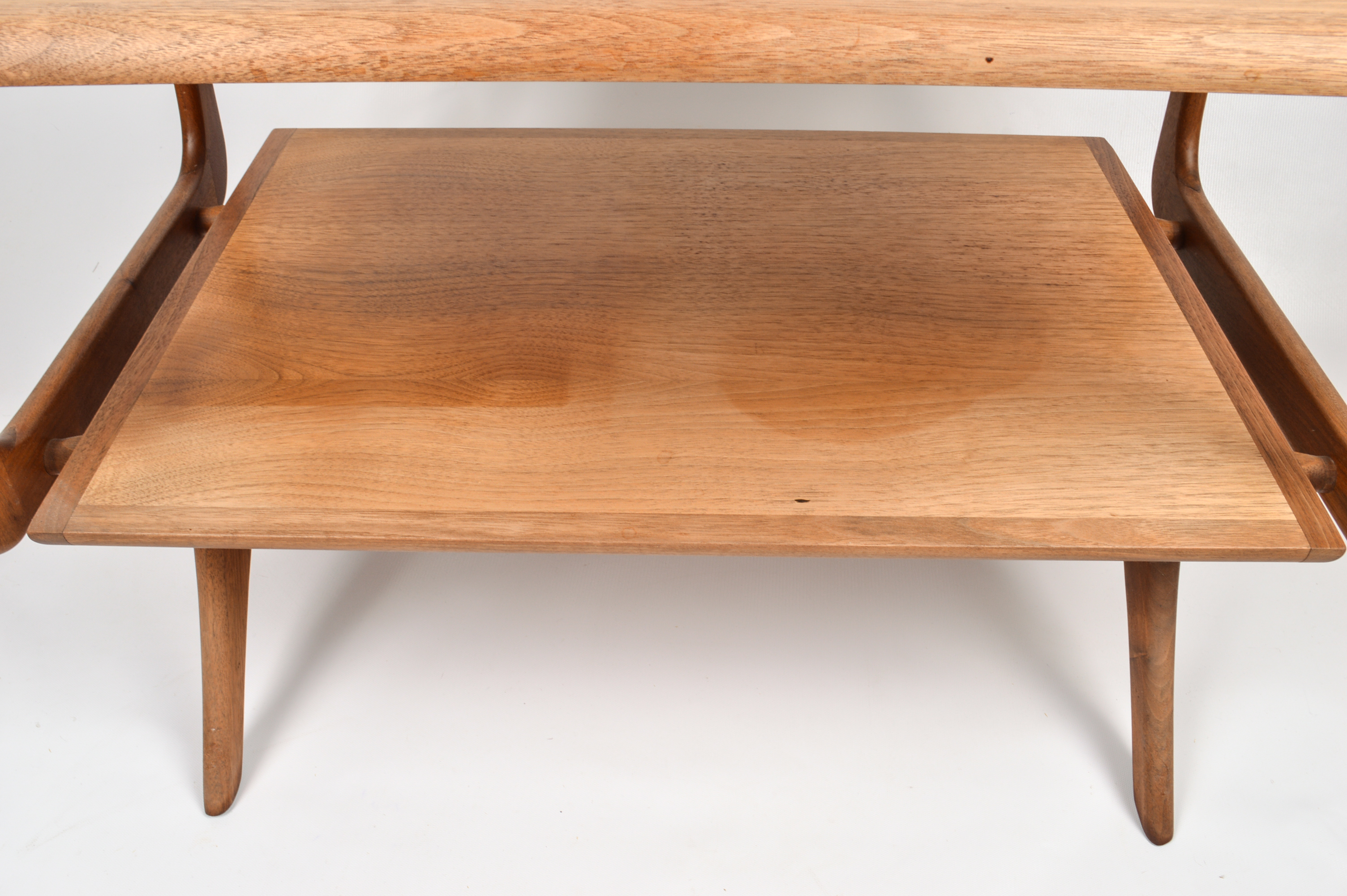 Danish Modern Teak Tiered End Table